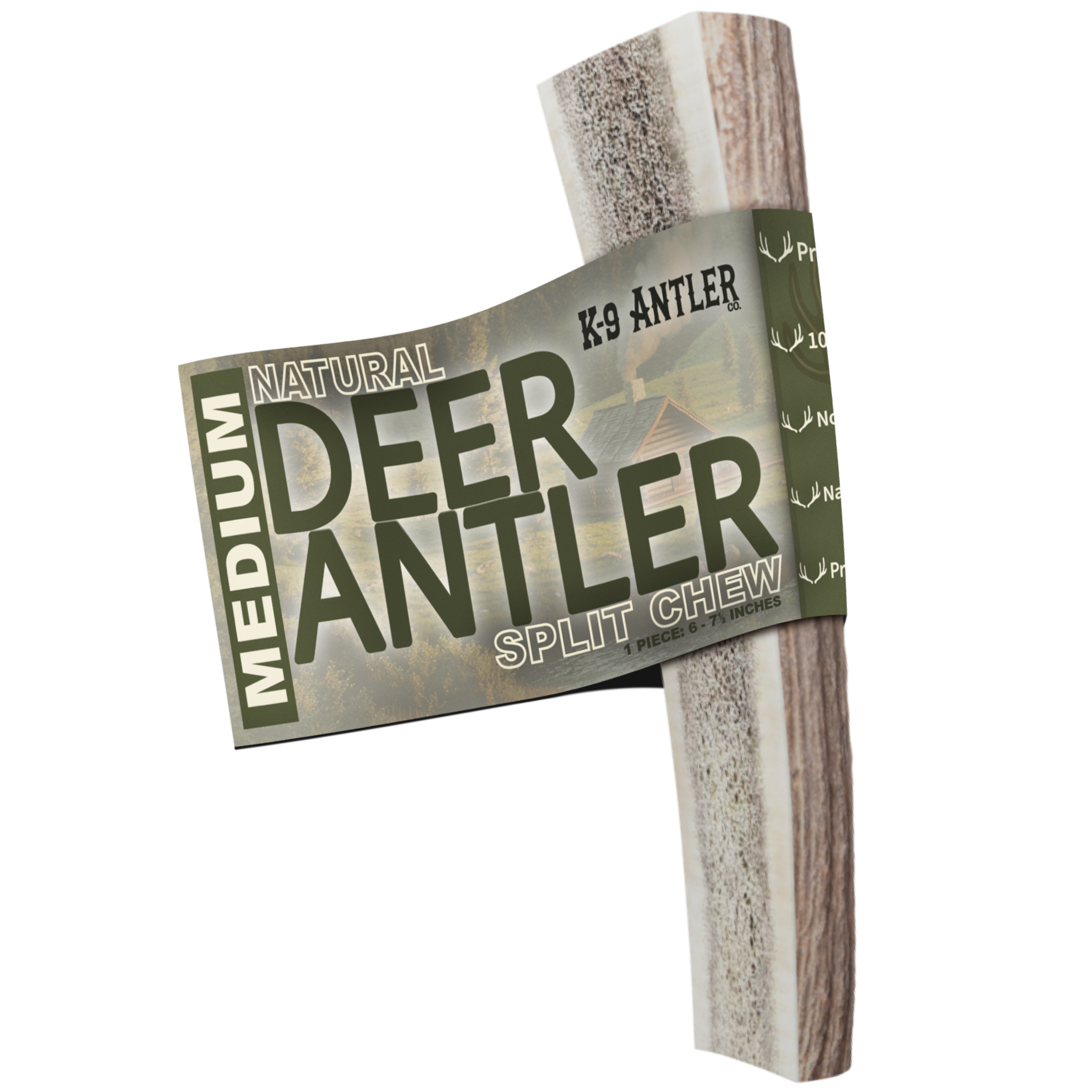 Medium Split Deer Antler Chew