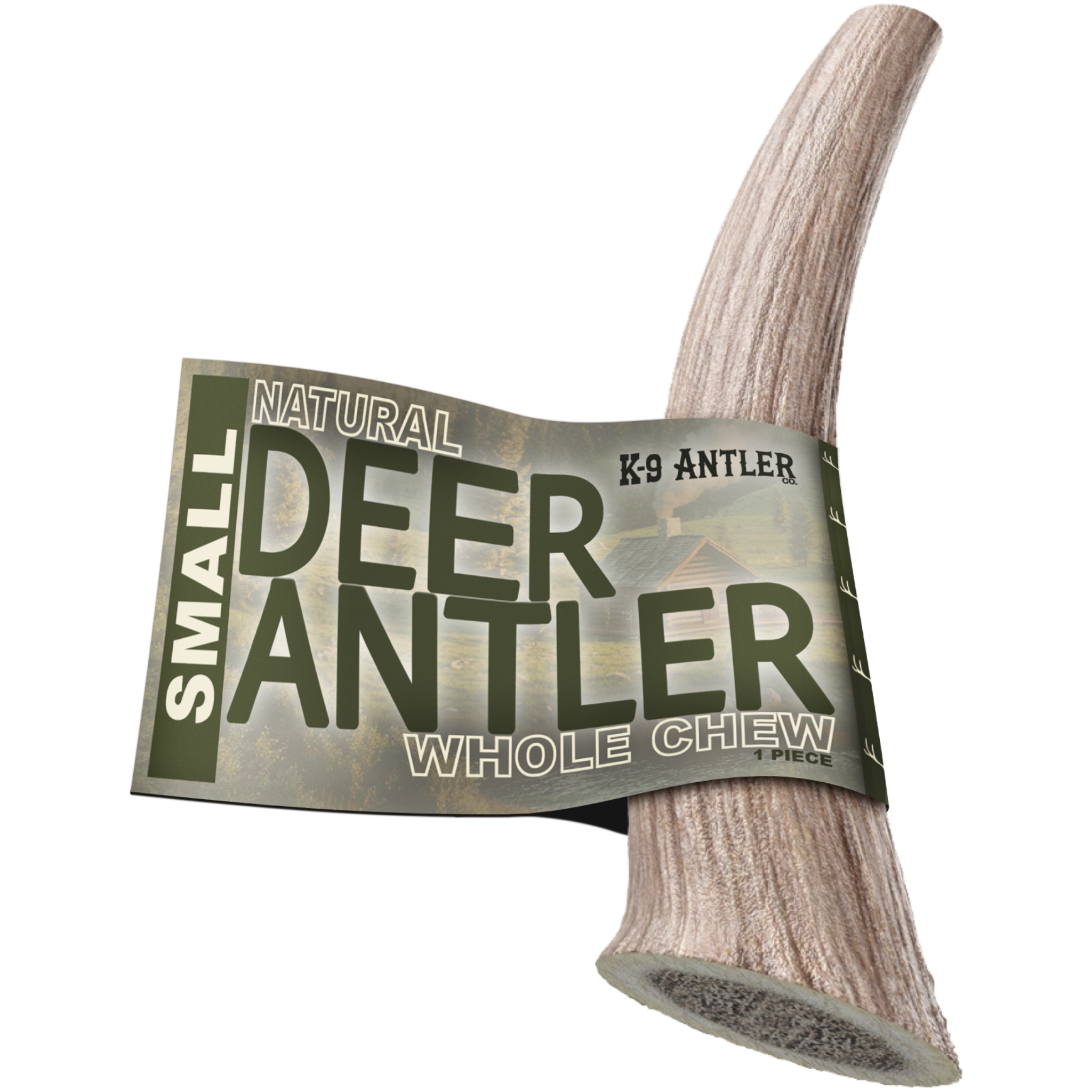 Small Whole Deer Antler Chew